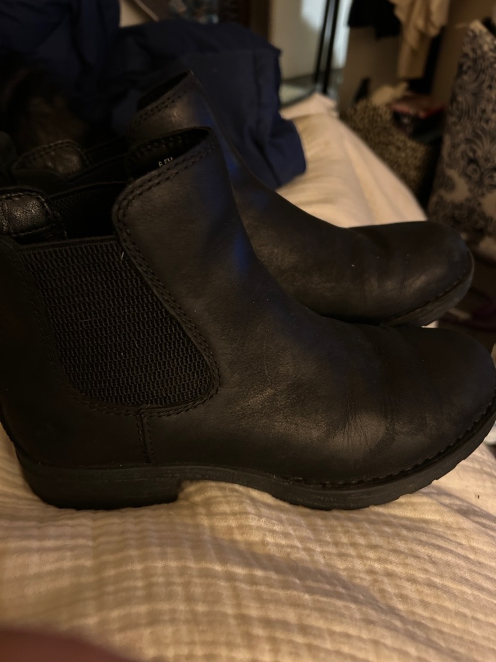 Classic Black Chelsea Ankle Boots